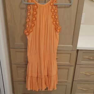Ramy Brook Vibrant Orange Mini Dress